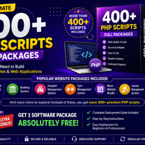 400+ Premium PHP Scripts with Complete Deployment Guide