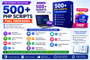 500+ Premium PHP Scripts with Complete Deployment Guide