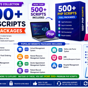 500+ Premium PHP Scripts with Complete Deployment Guide